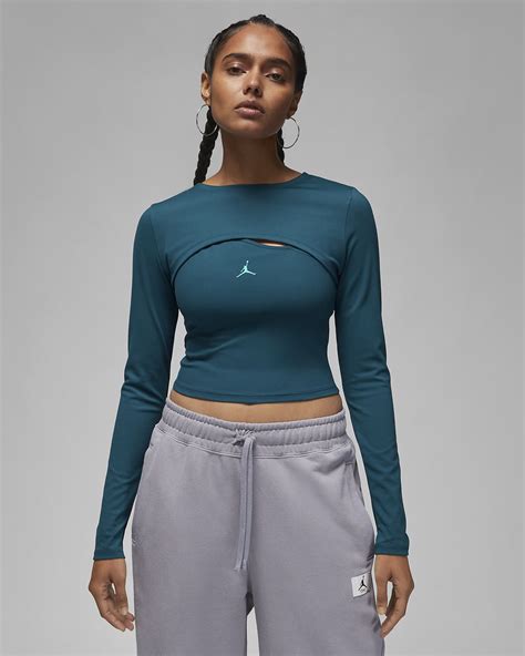 nike sport oberteil lang damen
